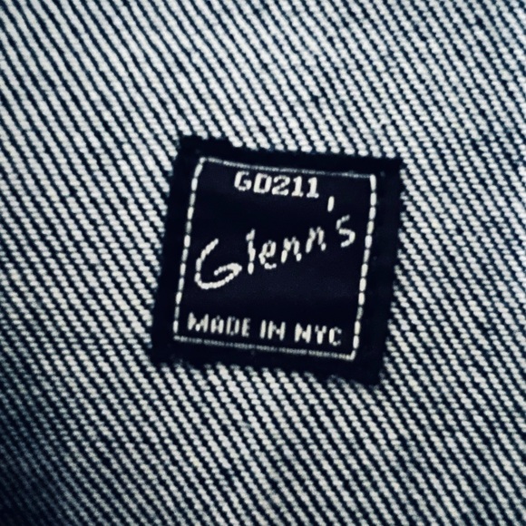 Glenn’s Denim GD211 SLIM TRUCKER JACKET | Raw 14 Oz Denim - Vivid Indigo size M - Picture 3 of 11